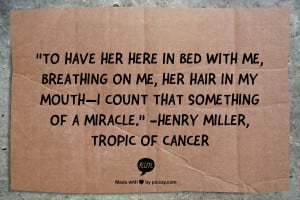 Henry Miller, Tropic of Cancer