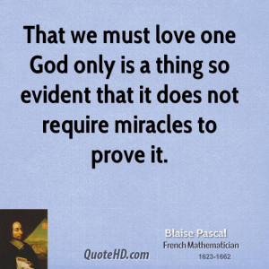 Blaise Pascal Quotes About God
