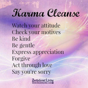 Karma cleanse