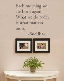 ... Buddha Vinyl wall art Inspirational quotes and saying home decor decal