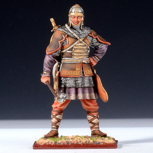 Khan Ogedei Holding Horse-Head Mace