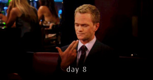 Barney fake shooting himself in the head on How I met Your Mother GIF ...