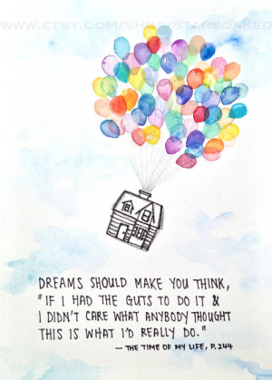 Dreamer Novel Quotes Watercolor Print by starsoaked on Etsy pe We ...