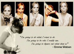 emma watson, quotes, sayings, be yourself, quote