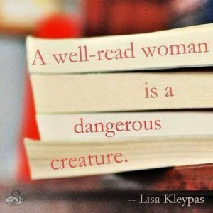 ... relation between women and books. #quote #quotes #books #LisaKleypas