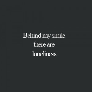 behind my smile
