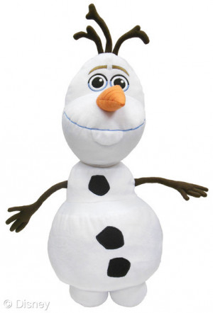 Olaf Cuddle Pillow by Franco (MSRP $19.99): Designed to look just like ...