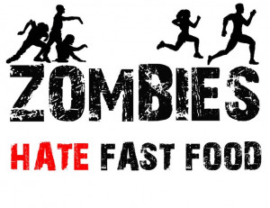 Funny Sayings Tshirt Zombies Hate...