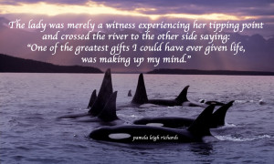 Whales Crossing Pamela quote book