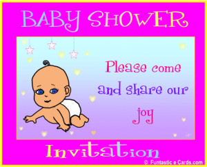 Baby Shower Ecard Invites