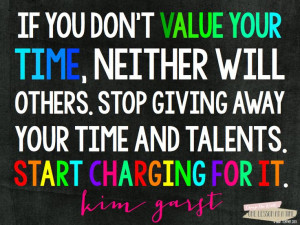 Charge for your time!