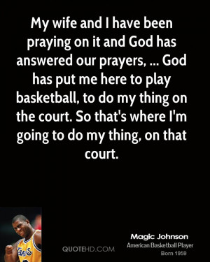 Magic Johnson Wife Quotes