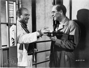 ... of Burt Lancaster and Telly Savalas in Birdman of Alcatraz (1962