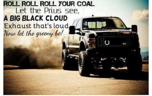 Jacked Up Trucks with Smoke Stacks
