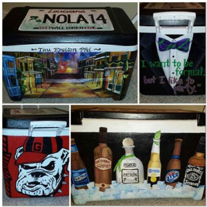 Painted Cooler Quotes Custom painted cooler large