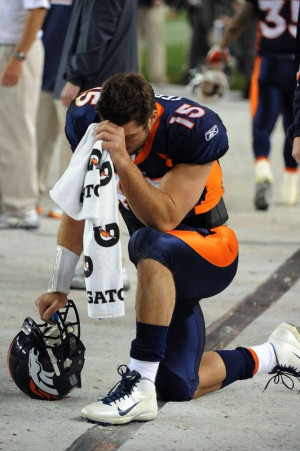 Tim Tebow is living what he believes. He is an awesome athlete and a ...