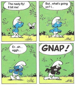 while grouchy was always just plain grouchy from the start in the show ...