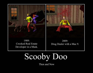 Scooby Doo - 1989 V 2009 by PerfectBlue97