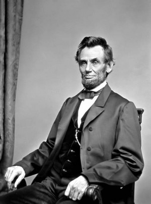 Abraham Lincoln Seated Portrait