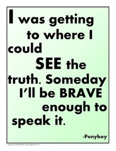 Quotes Of Friendship In The Outsiders ~ The Outsiders