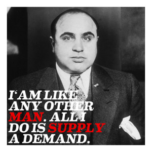 Al Capone Quote Canvas Art Print