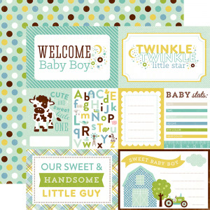 Echo Park - Bundle of Joy New Addition Collection - Boy - 12 x 12 ...