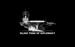 Diplomacy Black BW Aircraft Carrier military ships watercrafts text ...