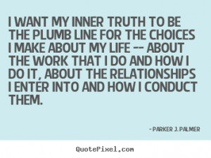 Create picture quotes about life - I want my inner truth to be the ...