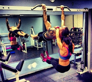 boy couple fitness girl motivation muscles