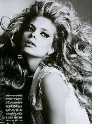 ... big hair shoot from vogue italia you can find part one of this big