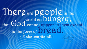 Poverty Quote: There are people in the world so... Food-(5)