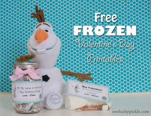 Frozen Valentine's Day Printable Tags