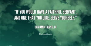 Wise and Faithful Servant