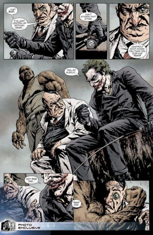 Une de planches du comics 