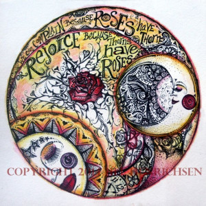 ... rose bushes have thorns, or rejoice because thorn bushes have rose