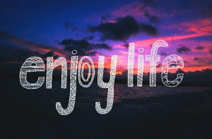 beach, enjoy, enjoy life, fashion, girl, life, love, pink, quote, sky ...