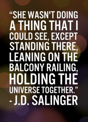 Tips from the Masters: J.D. Salinger