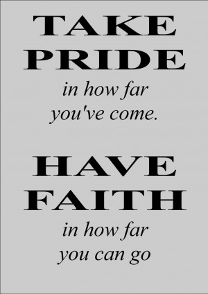 LIFE INSPIRATIONAL / MOTIVATIONAL QUOTE POSTER / PRINT TAKE PRIDE ...