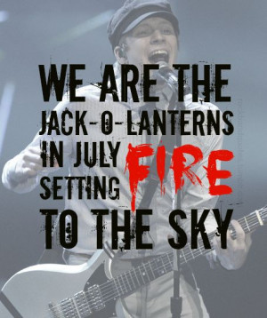 Fall Out Boy Song Lyrics Quotes