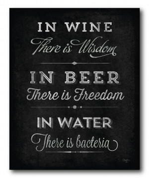 In Wine There Is Wisdom' Canvas