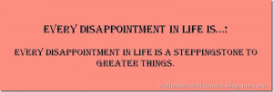 Every Disappointment In Life Is… |Inspirational Quote About ...