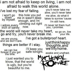 maybe the best lyrics by my chemical romance