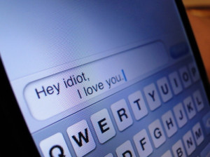 funny, idiot, love, stupid, text