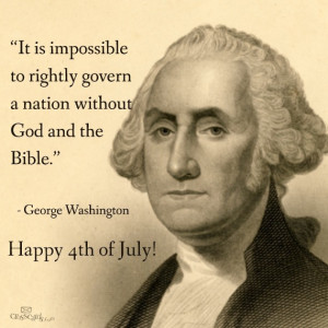 George Washington quote about God, Nation and the Bible