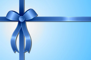 Color Ribbon and Bow 2: Color ribbon with a bow on the background of ...