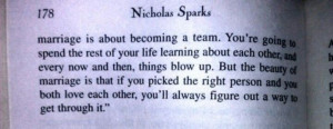 Best Nicholas Sparks Quote