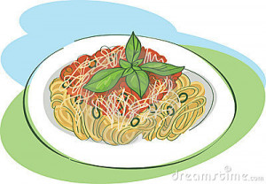 Spaghetti Bolognese Clipart