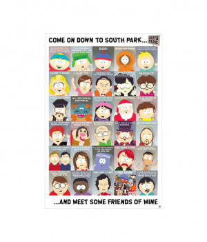 Stationery Posters South Park (Quotes 2 - New Characters) (24 x 36 ...