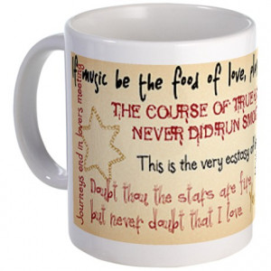 Heart Gifts > Heart Mugs > Shakespeare Love Quotes Mug