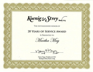 30 Years Service Awards